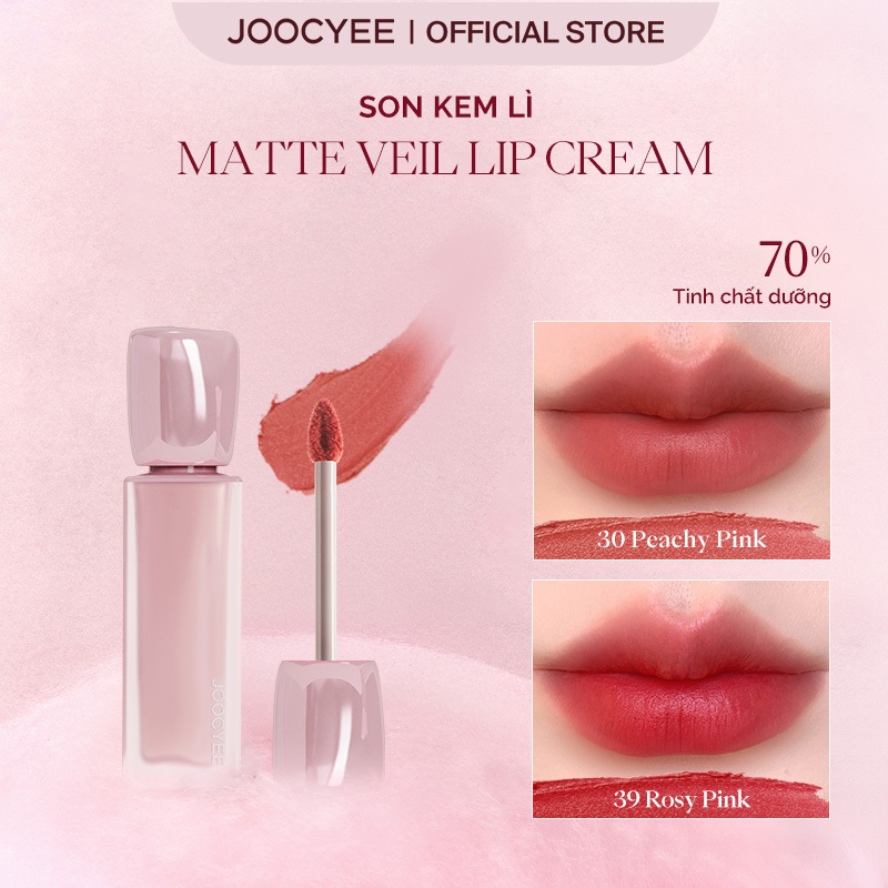 [Mới] Son kem bán lì JOOCYEE Matte Veil Lip Cream 3.0 thời thượng, tôn da, mỏng nhẹ, dưỡng ẩm, lâu trôi, không nặng môi | BigBuy360 - bigbuy360.vn