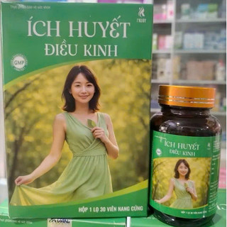 Viên uống Ích Huyết Điều Kinh, ngừa - bổ khí huyết, hỗ trợ điều hoà kinh nguyệt, hộp 30 viên