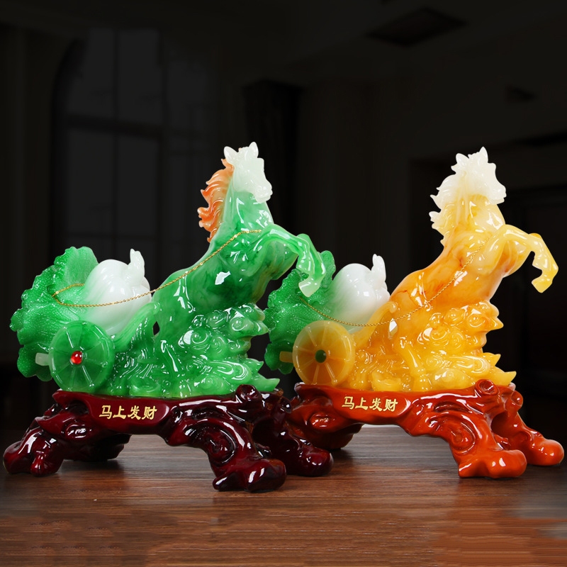 Bộ tượng các mẫu ngựa sang trọng, tượng ngựa phong thủy decor nhà cửa