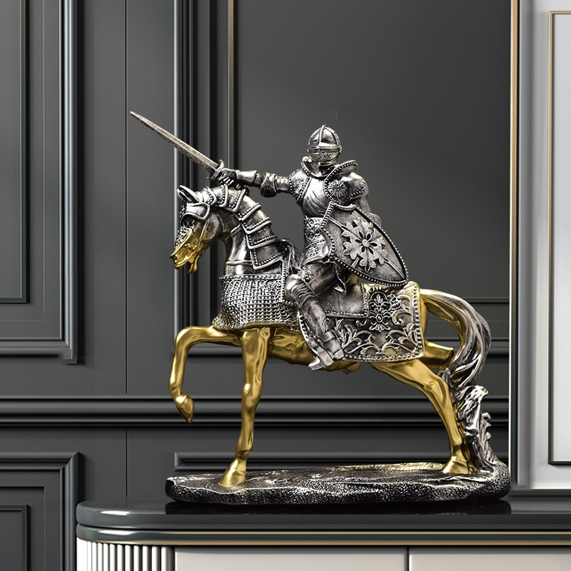 Bộ tượng các mẫu ngựa sang trọng, tượng ngựa phong thủy decor nhà cửa