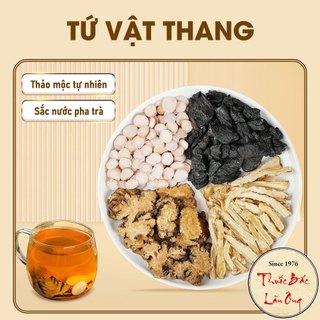 Tứ vật thang mix sẵn, set 4 vị gồm: Đương quy, bạch thược, xuyên khung, thục địa - Lãn Ông