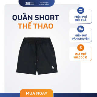 Combo 2 Quần Short Đùi Thể Thao Nam 40-80Kg Có Khóa Túi Co Giãn Thoải Mái Tập Thể Thao Vận Động Vải Gió Cao Cấp QDSP20