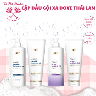 Cặp Dầu Gội Đầu Dove 360ml Và Dầu Xã Dove 330ml - Hàng Thái Lan - CÔ THƯ MARKET