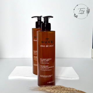 Gel Tắm Và Rửa Mặt Nuxe Reve De Miel Ultra Rich Cleansing Gel 400ml - Chiết Xuất Mật Ong