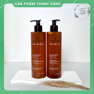 Gel Tắm Và Rửa Mặt Nuxe Reve De Miel Ultra Rich Cleansing Gel 400ml - Chiết Xuất Mật Ong