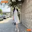 Đầm thiết kế BEMINE cổ sen ngực đính hoa dáng chữ A phù hợp đi chơi-MT11189
