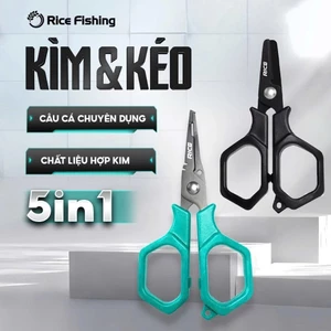 Kéo cắt dây câu cá hình số 8 gấp gọn tiện lợi bằng thép không gỉ PK-44