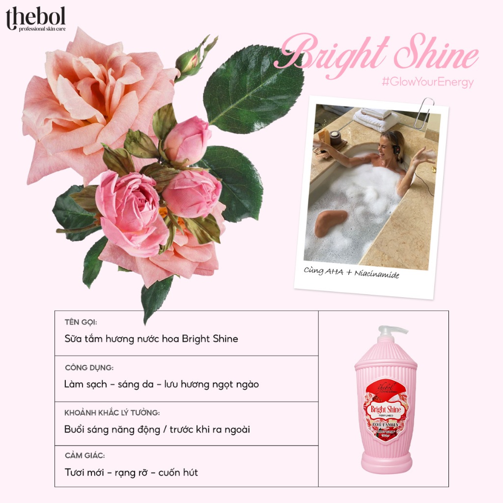 Sữa Tắm Nước Hoa TheBol Hương Nước Hoa Cao Cấp 1500gr