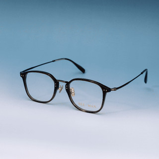 [RM] Kính Cận ACT Dáng Vuông Tròn Reeman 3551 Eye Plus Gọng Kính Acetate Phối Titanium Cao Cấp