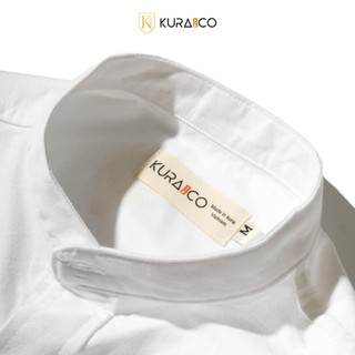 Áo Sơ Mi Cổ Trụ Dài KURAMAN Dài Tay Chất Liệu Oxford Cao Cấp From Slimfit Thanh Lịch