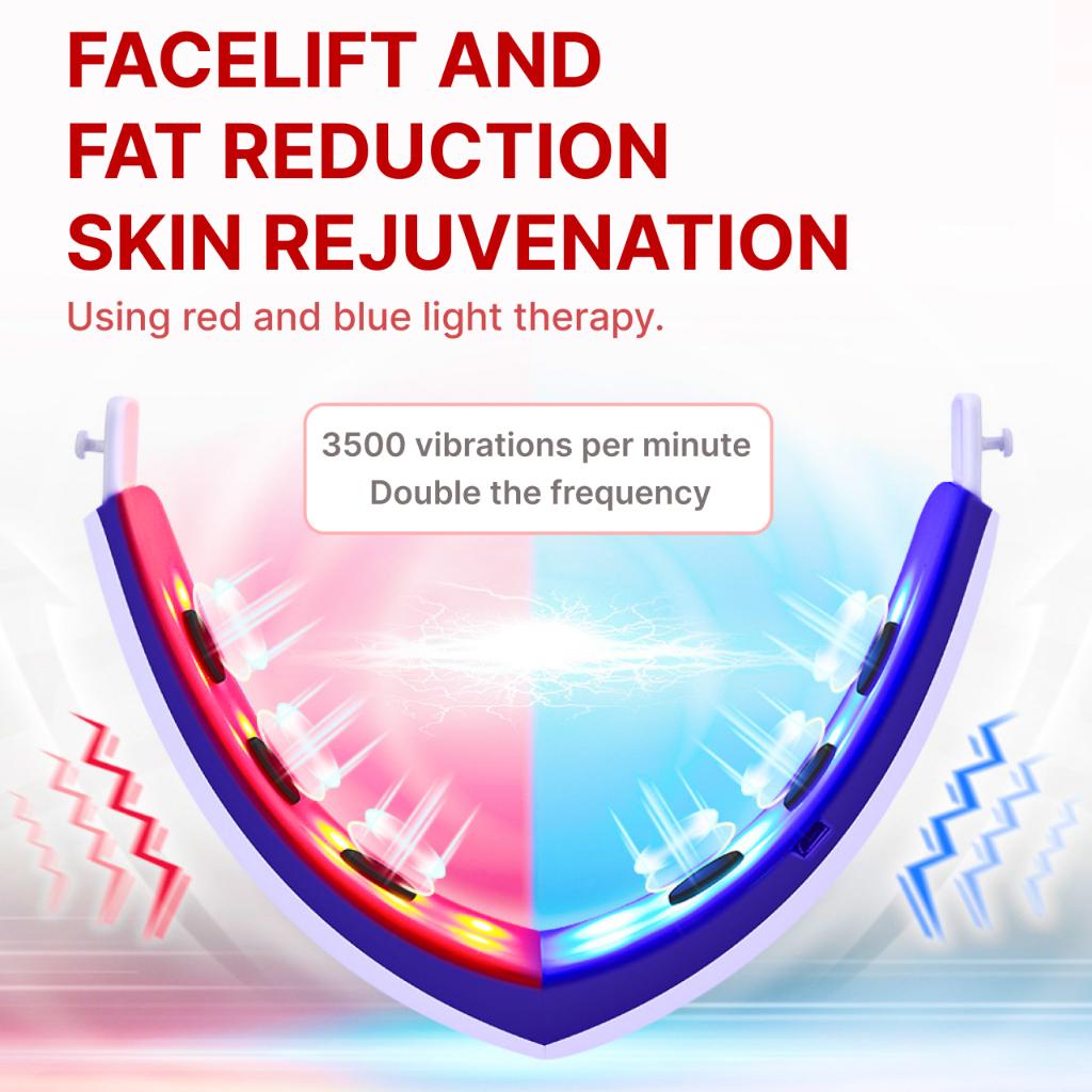 Máy Mát Xa Nâng Cơ Thon Gọn Mặt Chữ V, Thiết Bị Massage Chăm Sóc Da Mặt - Aimanfun Việt Nam