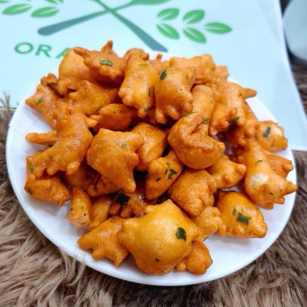 Bánh Quẩy Cua Vị Mắm Hành, Quẩy Giòn Giòn Chiên Mắm Thơm Giòn Ngon Hấp Dẫn - Tiệm Ăn Vặt DuDu