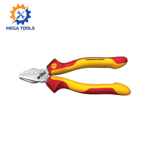 Kìm bấm cos Wiha 35862 Professional Electric cách điện 1000V dài 180mm - Mega Tools