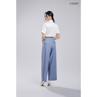 Quần Ống Rộng 𝐂𝐂𝐇𝐀𝐓 Dáng Suông Công Năng TB Cạp Chun Sau Chất Liệu Tuytsi Cao Cấp 25QDS2037ST
