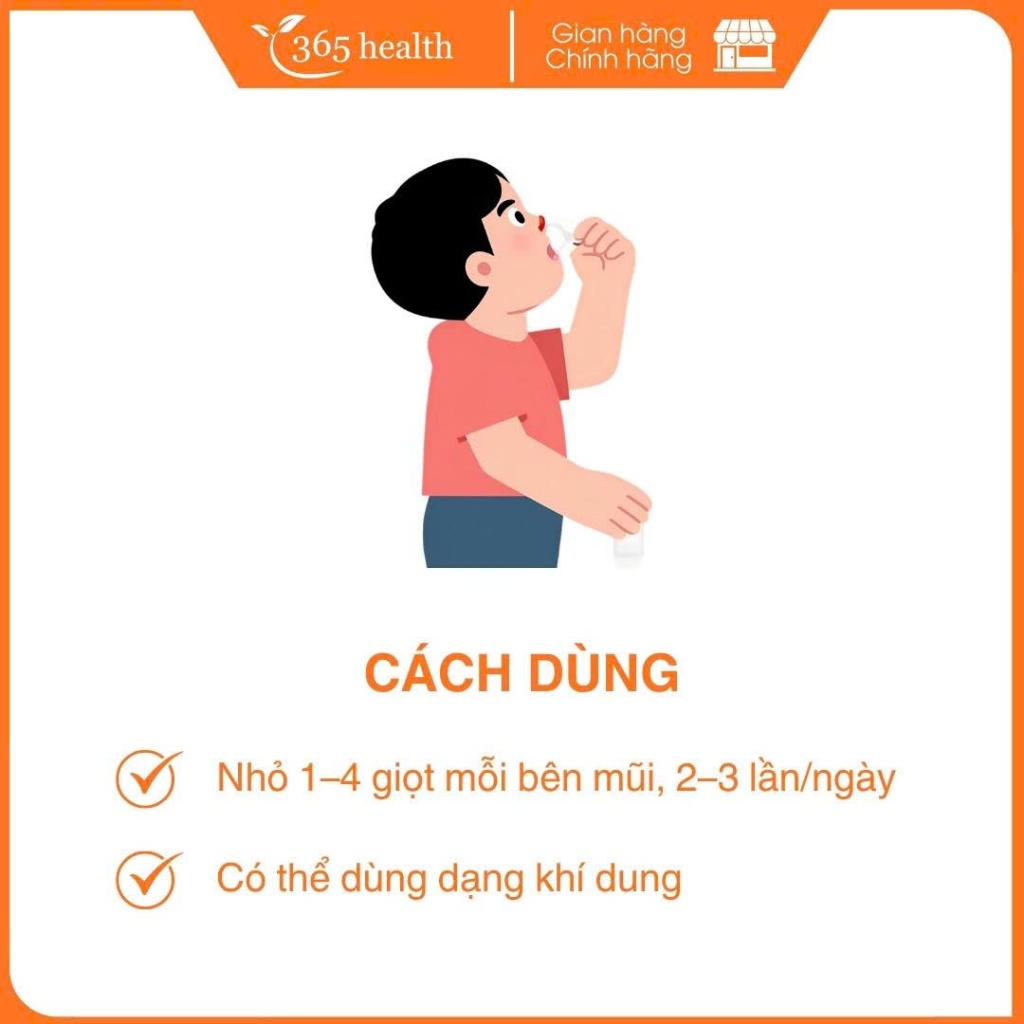 Dung dịch muối ưu trương nhỏ mũi Buona Nebianax 3% làm loãng dịch nhầy ở mũi (20 ống)