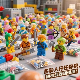 Mô Hình đồ chơi Lắp Ráp mini figure Nhân Vật Hoạt Hình, anime ,police pubg ,minecaft HT Toys