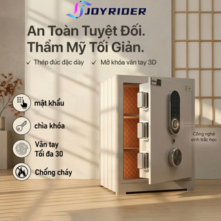 Két Sắt Vân Tay Sinh Trắc Học Cao Cấp - Thiết Kế Wabi-Sabi Sang Trọng, Mở Khóa Siêu Tốc 0.1s, Lót Da PU Chống Trầy
