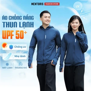 Áo Chống Nắng MENTORIS Bản PLUS, Chất Vải Thun Lạnh, Thông Hơi 2 Bên Sườn, Chống Tia UV MCN01S