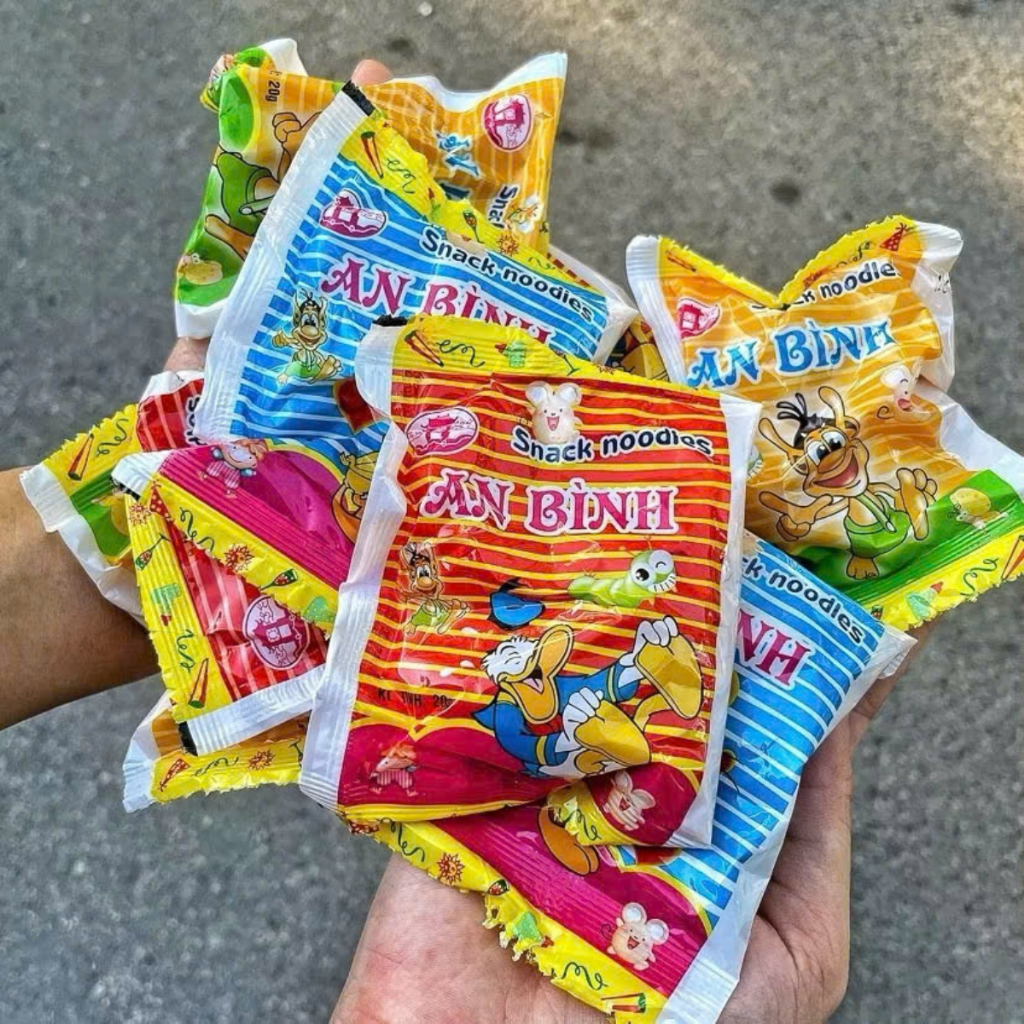 (50 Gói) Mì Tôm Trẻ Em An Bình, Mì Tôm Trẻ Em Ăn Vặt, Mì Tôm Trẻ Em Ăn Liền -Tiệm Ăn Vặt Dudu