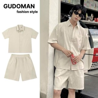 Set Đũi Nam Áo Cộc Tay Quần Short Đi Biển Mùa Hè Cao Cấp Chất Đũi Linen Thoáng Mát