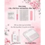 Nail Box Chân Thiết Kế Mắt Mèo Ánh Trăng Hồng C04