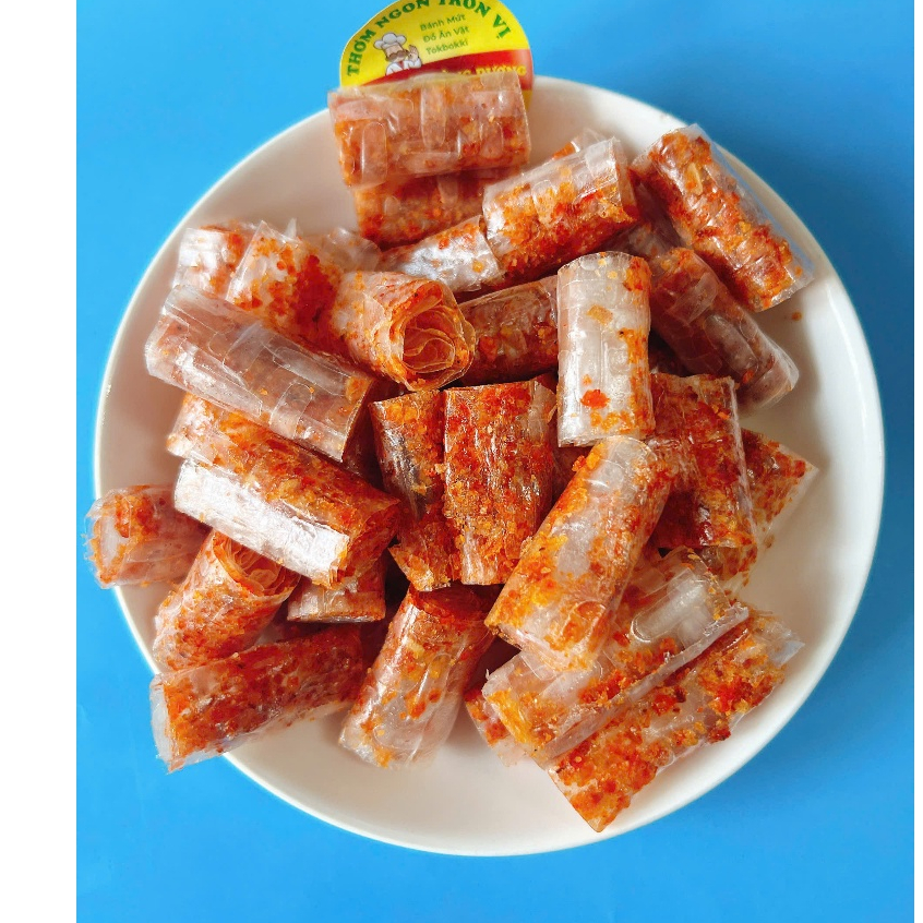 1kg Bánh Tráng trộn sa tế Cuộn Thập Cẩm loại ngon