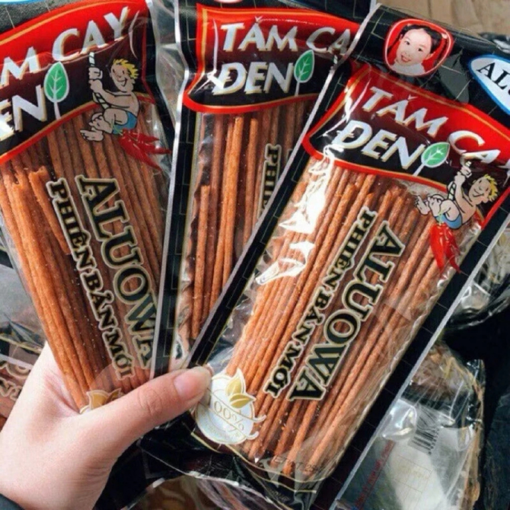 Snack Tăm Cay Đen, Đồ Ăn Vặt Cay Thơm Ngon, Ăn Vặt Cổng Trường, Tăm Cay Tuổi Thơ - Tiệm Ăn Vặt Dudu