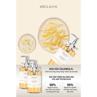Sữa Tắm WEILAIYA Set Qùa Tặng Sữa Tắm Weilaiya Whitening Shower Gel Hương Nước Hoa Trắng Da 450ml - Skinora Beauty