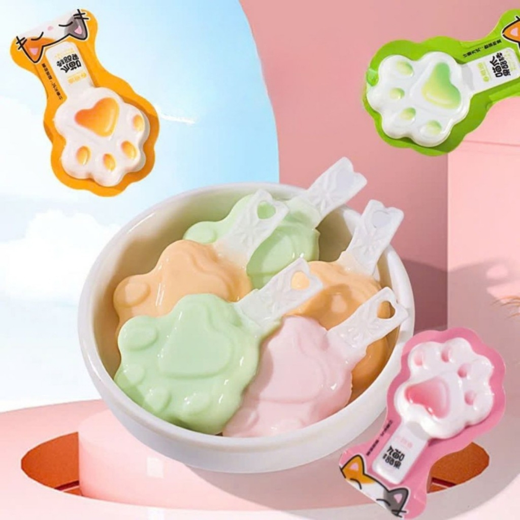 Thạch Sữa Chua Hình Thú, Thạch Sữa Chua Phô Mai Hương 3D Vị Trái Cây Chua Ngọt Giòn Dai