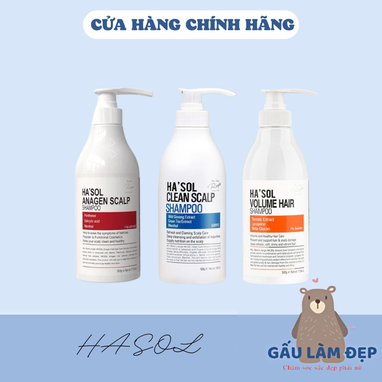 Dầu Gội Ngăn Ngừa Rụng Tóc, Kích Thích Mọc Tóc Ha’sol - 500g | Shopee ...