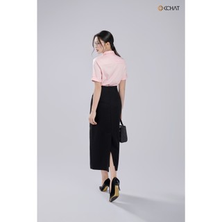 Chân Váy 𝐂𝐂𝐇𝐀𝐓 Dáng Suông Lamvie Có Túi Chất Liệu Dạ Cao Cấp 25CDZ2035OT