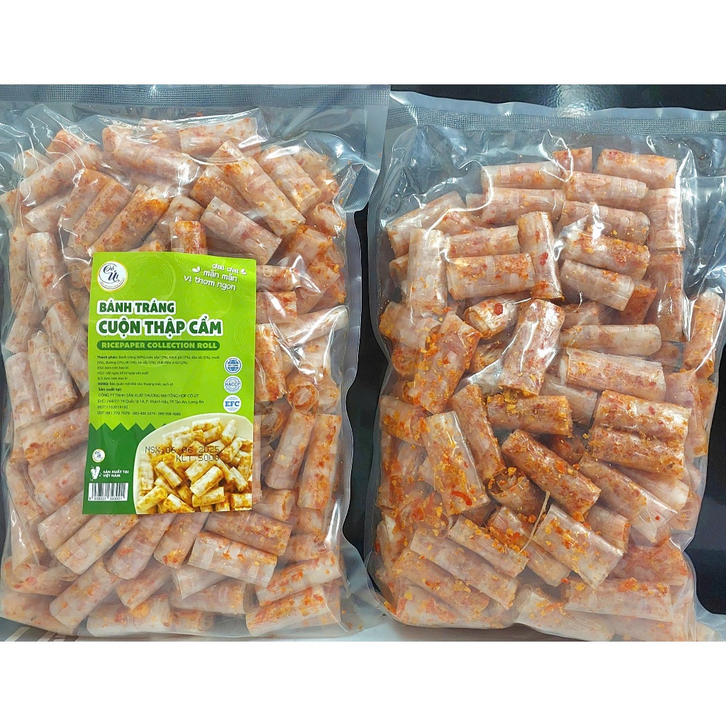 500g Bánh Tráng trộn Cuộn Thập cẩm