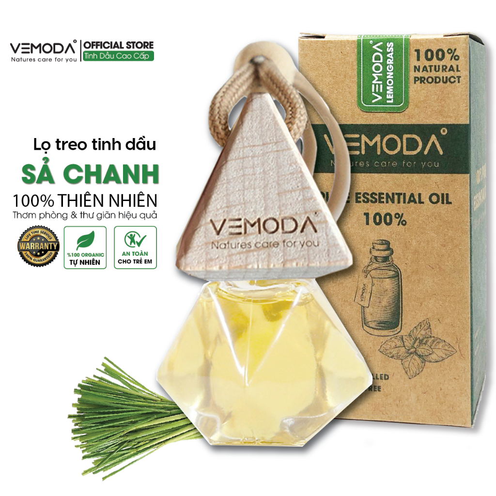 Tinh dầu treo xe ô tô, treo tủ quần áo giúp khử mùi, làm thơm. Lọ treo tinh dầu thiên nhiên