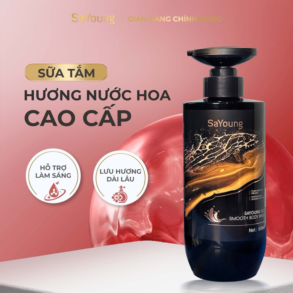[COMBO: 3 SẢN PHẨM] - Bao gồm: Dầu Gội, Dầu Xả, Sữa Tắm 500ml x3 Thương Hiệu SaYoung Chăm Sóc Tóc Và Da