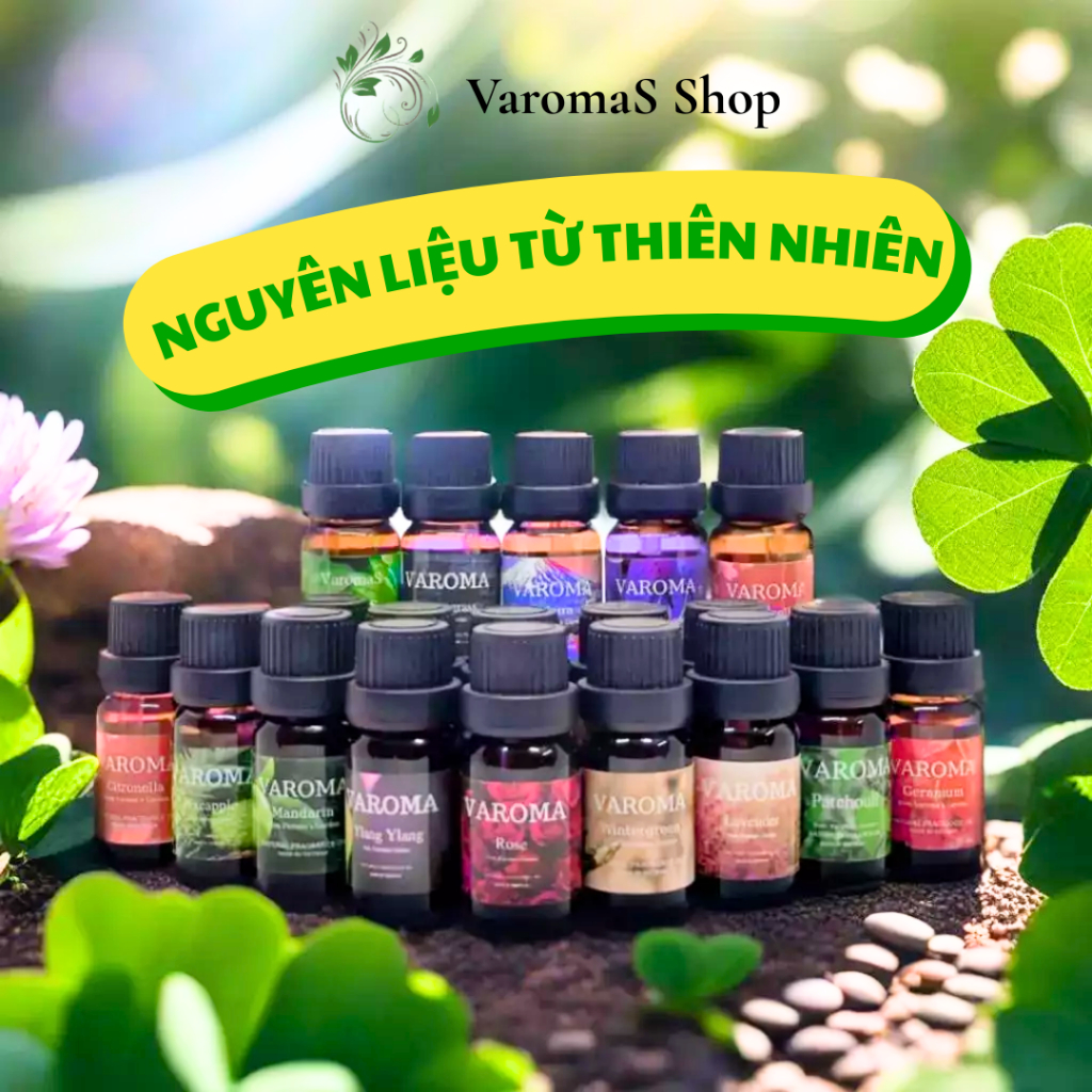 [100ml] Tinh dầu thơm thiên nhiên nguyên chất Varoma thơm phòng đuổi muỗi