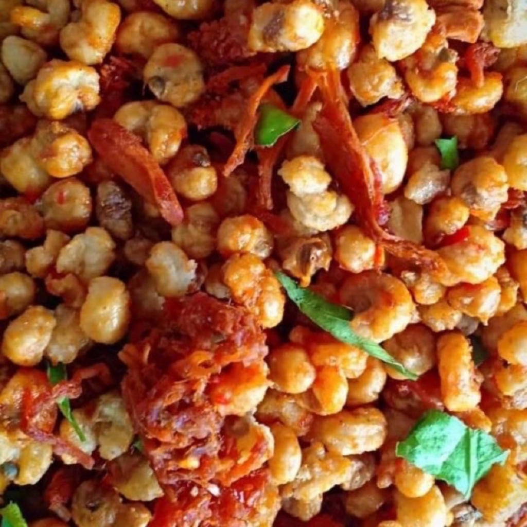 Bắp Rim Khô Bò Lá Chanh, Ngô Giòn Tẩm Vị Cay Thơm, Bắp Sấy Khô Lắc Bò Khô - Tiệm Ăn Vặt Dudu