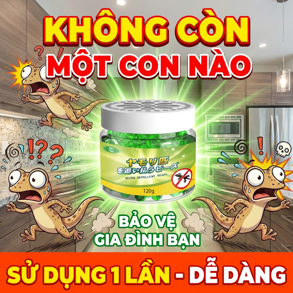 🦎 Tắc kè hết sạch – Thuốc & gel đuổi tắc kè, diệt tắc kè, mua 1 tặng 1, công thức Đức, bảo vệ lâu dài, an toàn 100% ✅