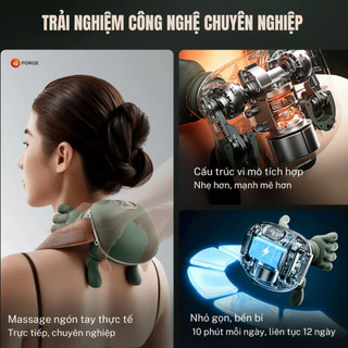 [BẢN CAO CẤP 2026] Máy Massage Cổ Vai Gáy 8 Ngón Tay PRO – Nhiệt Hồng Ngoại 45°C Giảm Đau Nhức, Thư Giãn Cơ Hiệu Quả