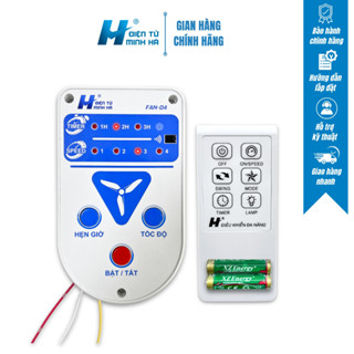 Bộ Điều Khiển Từ Xa Cho Quạt Trần MH-Fan04 Mới, Hộp Số Quạt Trần Điều Khiển 220V Hàng Chính Hãng