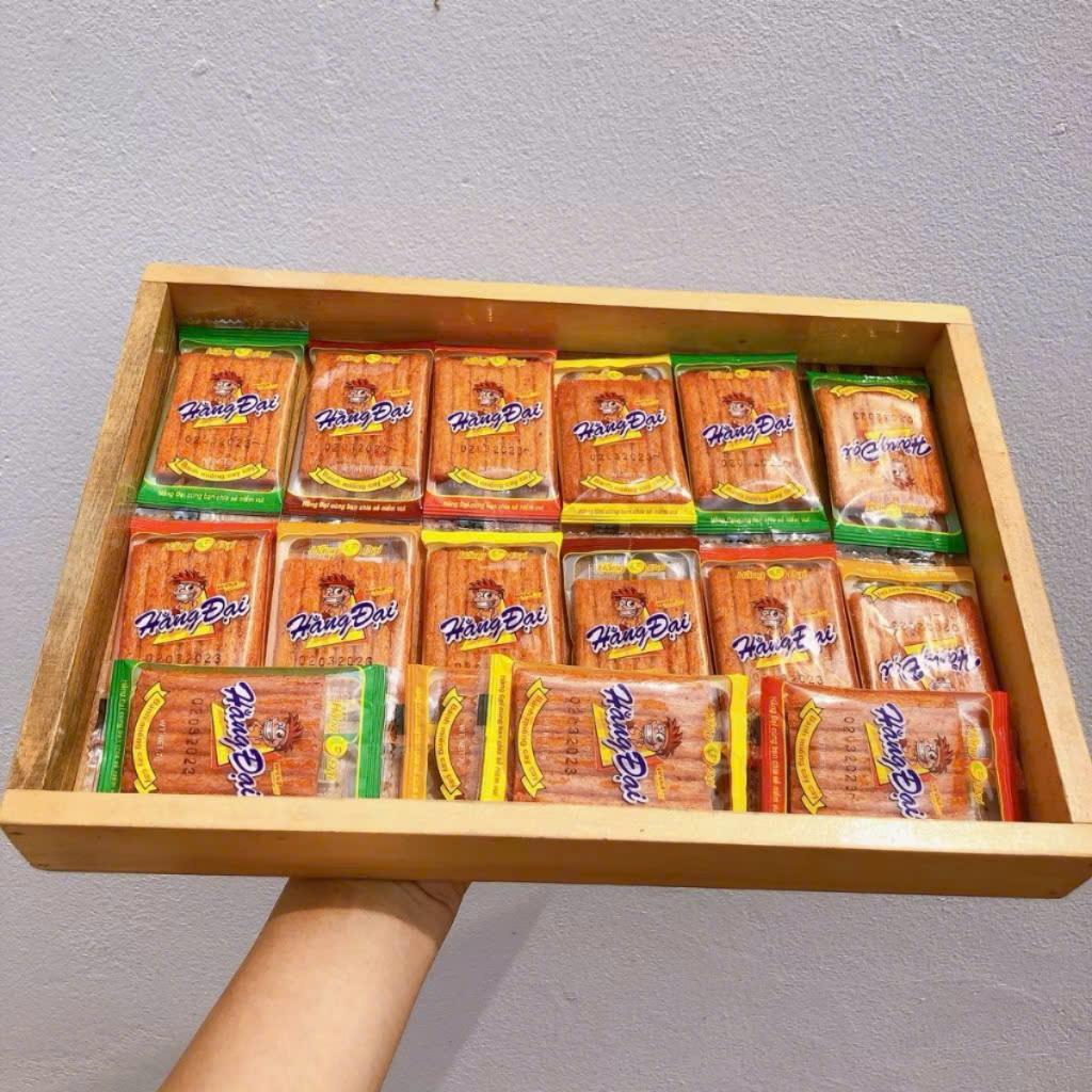 Bịch 6ói Snack Sườn Dê Nướng Hằng Đại, Pò Miếng Hằng Đại Mini, Đồ Ăn Vặt Tuổi Thơ Siêu Cay - Tiệm Ăn Vặt Dudu