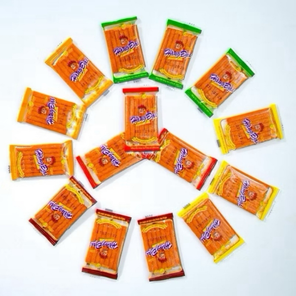Bịch 6ói Snack Sườn Dê Nướng Hằng Đại, Pò Miếng Hằng Đại Mini, Đồ Ăn Vặt Tuổi Thơ Siêu Cay - Tiệm Ăn Vặt Dudu
