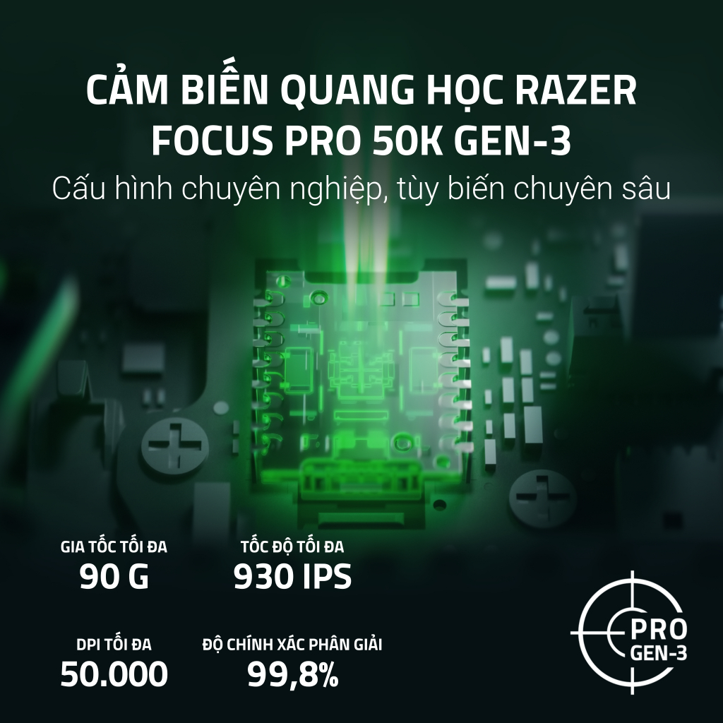 Chuột Gaming Razer Viper V4 Pro | 49g/50g | Không Dây | Cuộn Quang | Cảm Biến Quang 50K | 180 Tiếng | Switch Quang Học | BigBuy360 - bigbuy360.vn