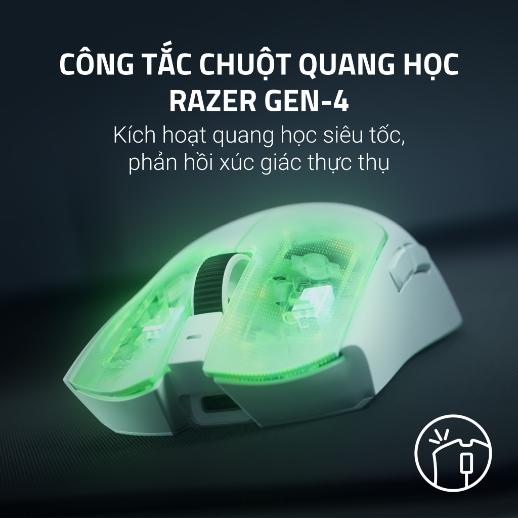 Chuột Gaming không dây Razer Viper V4 Pro - Bảo hành 24 tháng | BigBuy360 - bigbuy360.vn