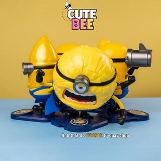 Set 4 mô hình Mega Minion xuất xịn, lỗi lem sơn - Đồ chơi CUTE BEE