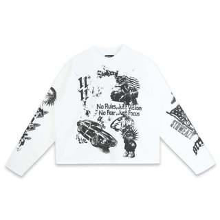 ÁO SWE ALLGAS WAFFLE L/S TEE - WHITE