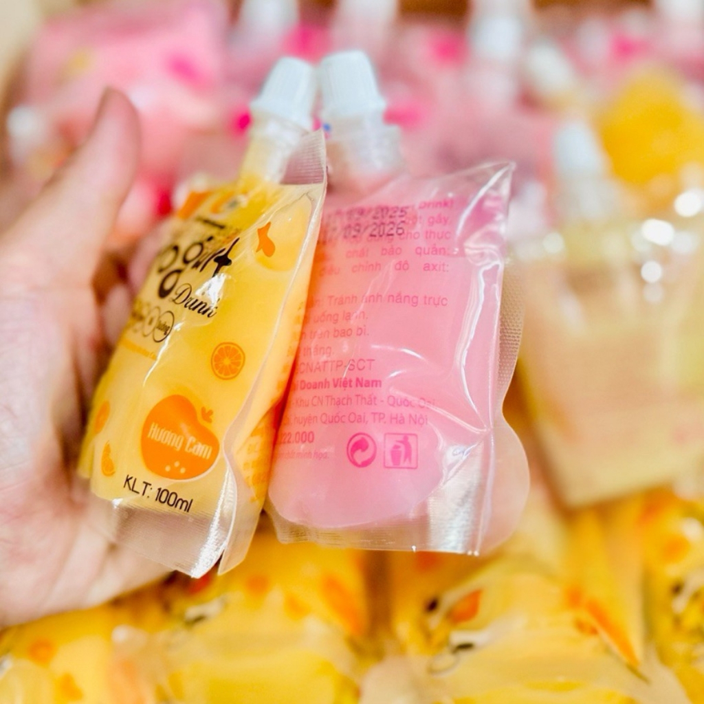 Nước Sữa Chua Yogurt, Nước Sữa Chua Hương Trái Cây, Sữa Chua Uống Giải Nhiệt Mùa Hè -Tiệm Ăn Vặt Dudu