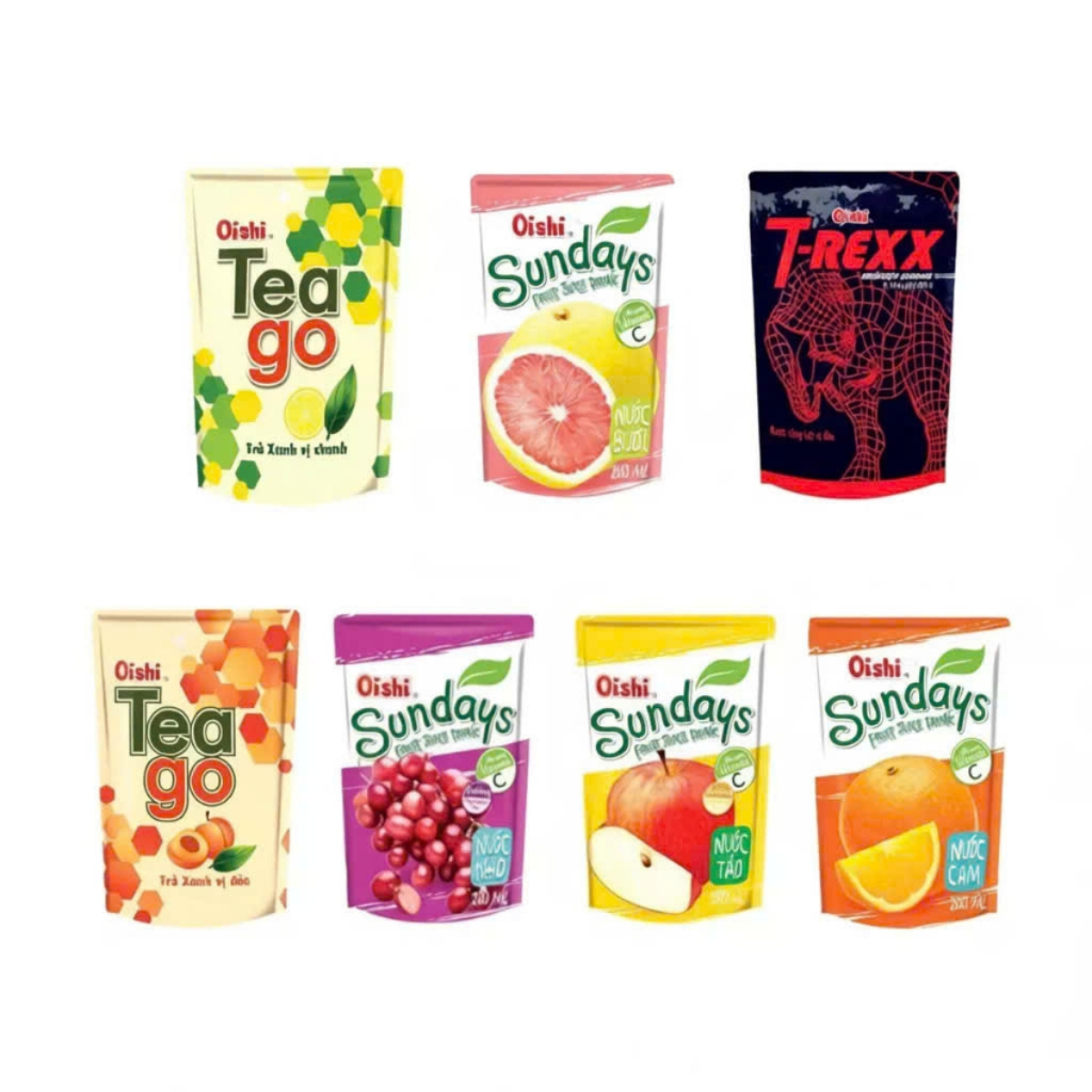 Nước Oishi Vị Trái Cây, Nước Oishi Vị Trái Cây Nhiều Vị, Đồ Uống Giải Khát - Tiệm Ăn Vặt DuDu