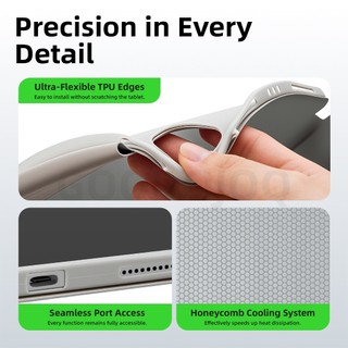 Ốp Lưng Máy Tính Bảng GOOJODOQ Đa Năng - Gập Y 4 Góc, Chống Sốc, Siêu Mỏng, Tự Động Sáng Màn Hình