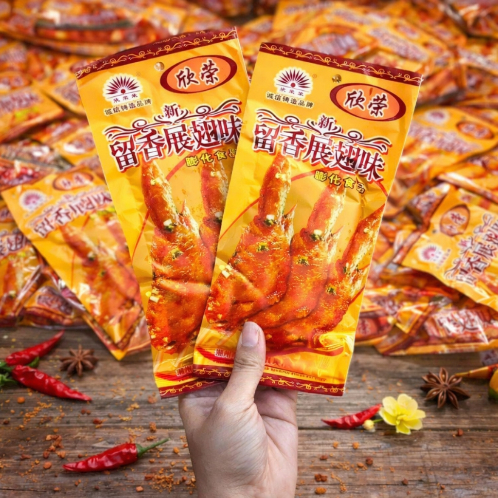 Snack Cánh Gà Chiên Giòn, Bim Bim Cánh Gà Tẩm Vị Thơm Ngon Giòn Tan - Tiệm Ăn Vặt Dudu