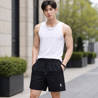 Combo 2 Quần Short Đùi Thể Thao Nam 40-80Kg Có Khóa Túi Co Giãn Thoải Mái Tập Thể Thao Vận Động Vải Gió Cao Cấp QDSP20